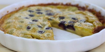 Receita do Clafoutis de Uvas ideal para o outono
