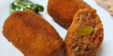 Receita dos deliciosos Croquetes de Carne Assada
