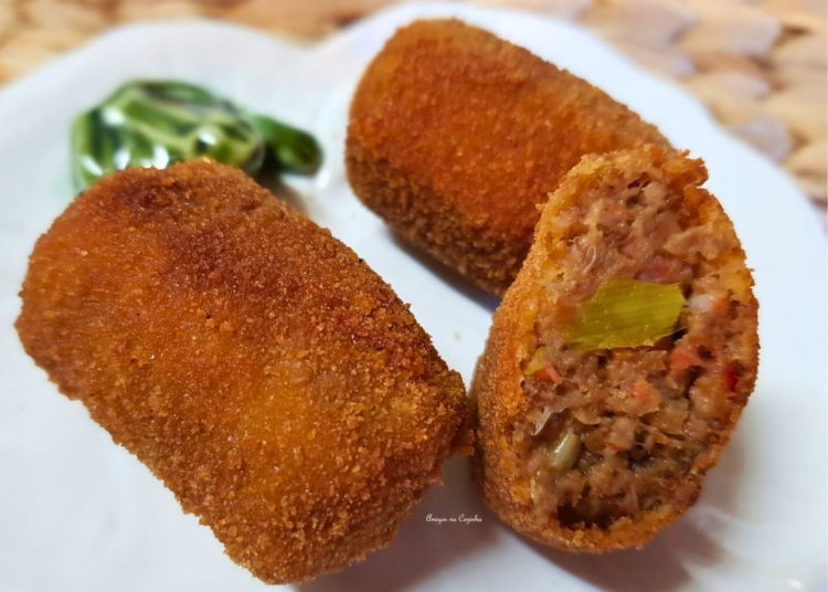 Receita dos deliciosos Croquetes de Carne Assada