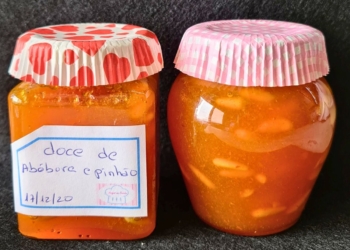 Receita do Doce de Abóbora e Pinhão