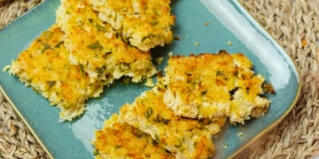 Receita dos Pastéis de Bacalhau (en)quadrados