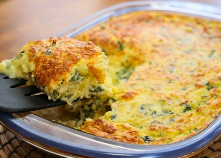 Receita de Soufflé de Bacalhau simples e delicioso