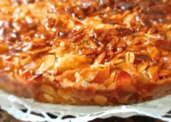 Receita da melhor Tarte de Amêndoa caramelizada