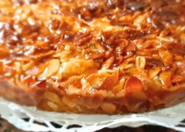 Receita da melhor Tarte de Amêndoa caramelizada