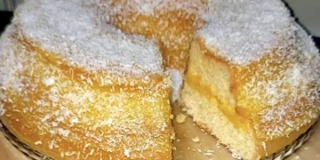 Receita de Bolo Colchão de Noiva bem fofo