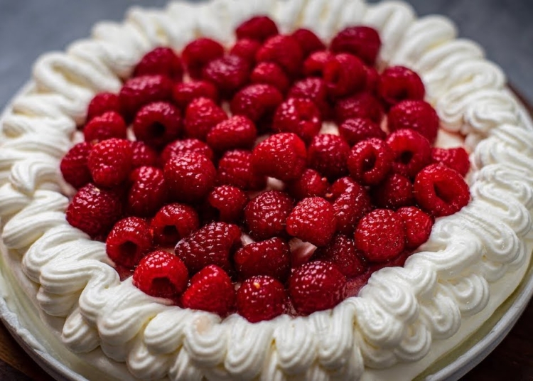 Receita de Bolo de Framboesas