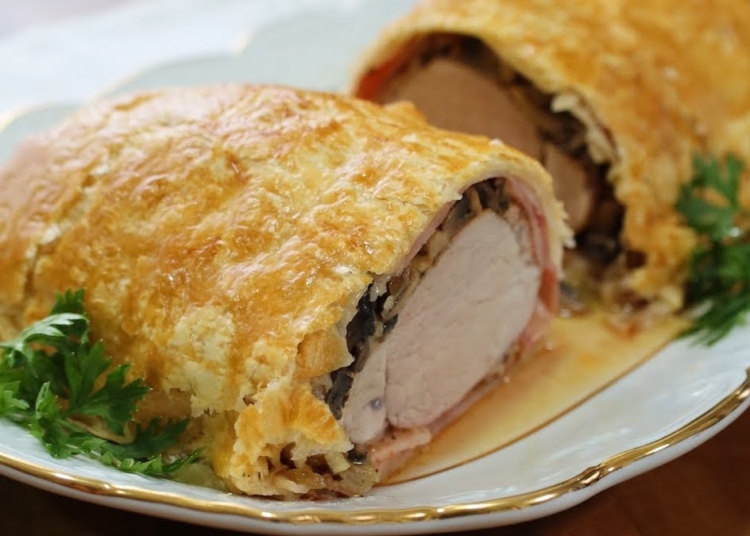 Receita de Lombinho de porco recheado