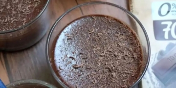 Receita de Mousse de Chocolate e Abóbora