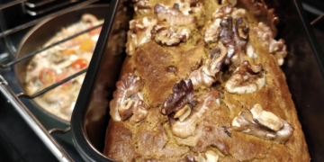 Receita de Bolo de Abóbora e Noz
