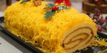 Receita de Torta com doce de ovos