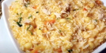 Receita de Arroz de Atum Malandrino com Grão de Bico