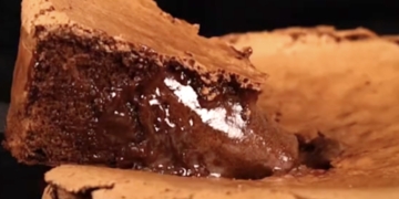 Receita de Pão-de-Ló de Chocolate Cremoso