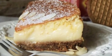 Receita de Bolo Mágico de Amêndoa