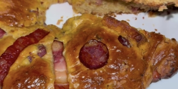 Receita de Bolo Rei de Enchidos