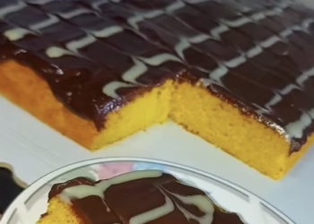 Receita de Bolo de cenoura com chocolate