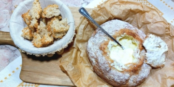 Receita de Pão Caseiro recheado