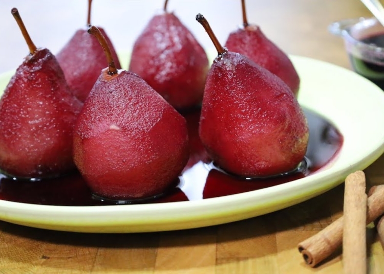 Receita fácil de Pêras Bêbedas