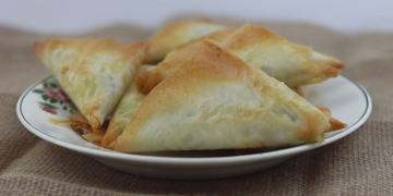 Folhados de Espinafres e Ricotta / Amoras & Mirtilos