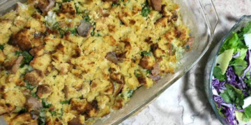 Receita de Bacalhau com broa, super prática