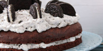 Receita de Bolo de Cacau e Oreo