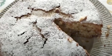 Receita fácil de Bolo de iogurte e frutos secos