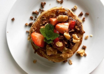 Receita de Panquecas de Aveia e Banana saudáveis