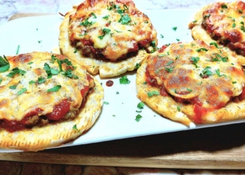 Receita de Pão Pita com Carne