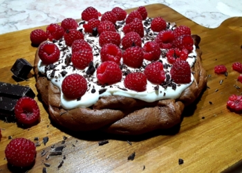 Receita de Pavlova de chocolate mais saudável