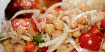 Receita de Salada de Grão de Bico