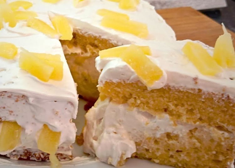 Receita do melhor Bolo de Ananás
