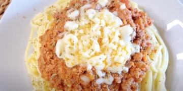 Receita de Esparguete à bolonhesa