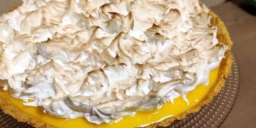 Receita da melhor tarte de limão com merengue