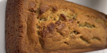 Receita de Bolo de Banana e Nozes