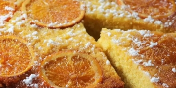 Receita de Bolo de Mel e Laranja