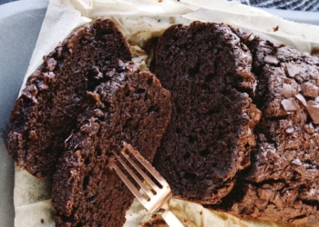Receita de Bolo de banana, cacau e aveia