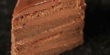 Receita de Bolo de chocolate de 8 camadas