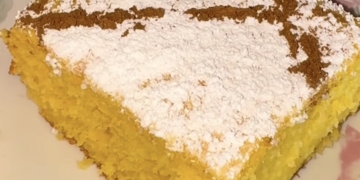 Receita de Bolo de Laranja, rápido e fofo