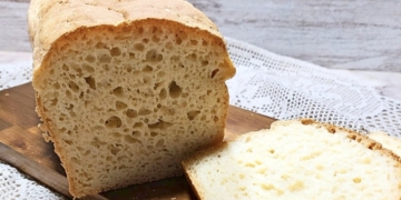 Receita de Pão de forma sem glúten