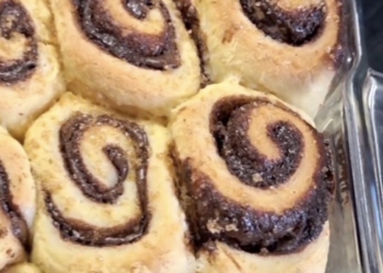 Receita de Rolinhos com creme de avelãs