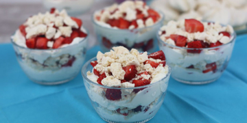 Receita simples de Merengue de Morangos