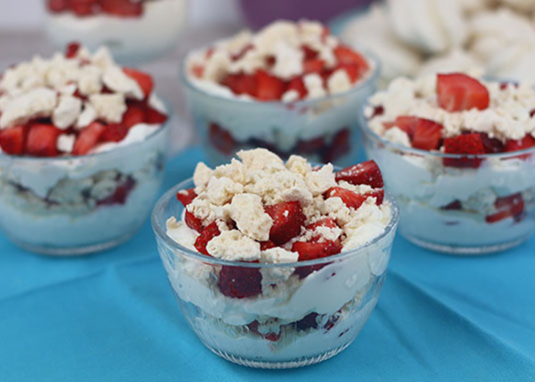 Receita simples de Merengue de Morangos