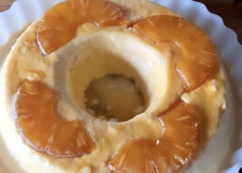 Receita de Mousse de Iogurte e Ananás