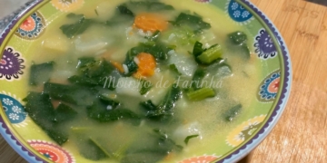Sopa de cabeça de nabo / Moinho de Farinha