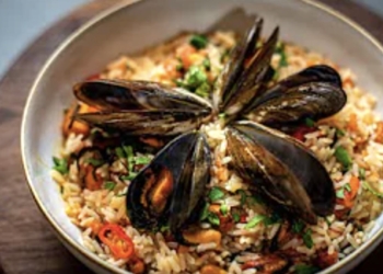 Receita de Arroz de Mexilhão
