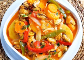 Receita de Caldeirada de Mexilhão