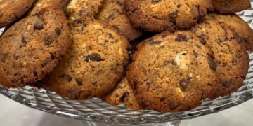 Receita de Cookies de chocolate da Tia Cátia