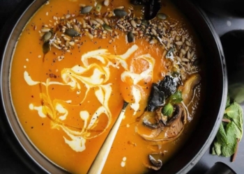 Receita de Creme de Abóbora e especiarias