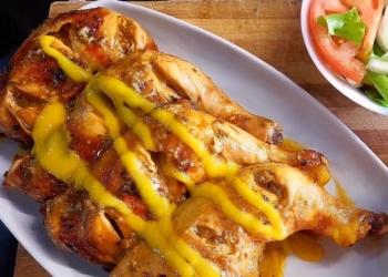 Receita de Frango no forno com mostarda