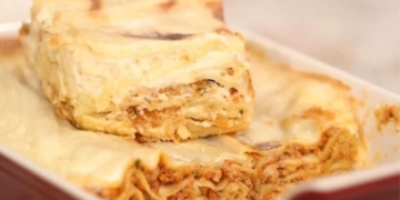 Receita de Lasanha de Atum com Picadinho de Legumes