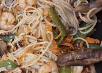 Receita de Massa chinesa com camarão